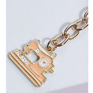 Sewing Machine Charm  Keychain